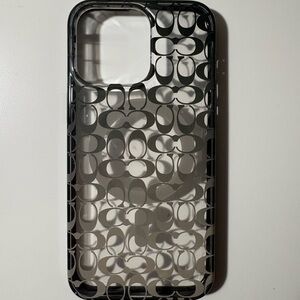 Coach iPhone 15 Pro Max Case - Signature Ombre Deep Forest